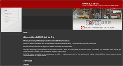 Desktop Screenshot of dapce.com