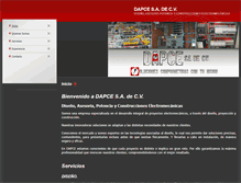Tablet Screenshot of dapce.com